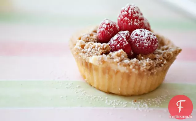 Cheesecake Cupcakes Com Cobertura De Migalhas