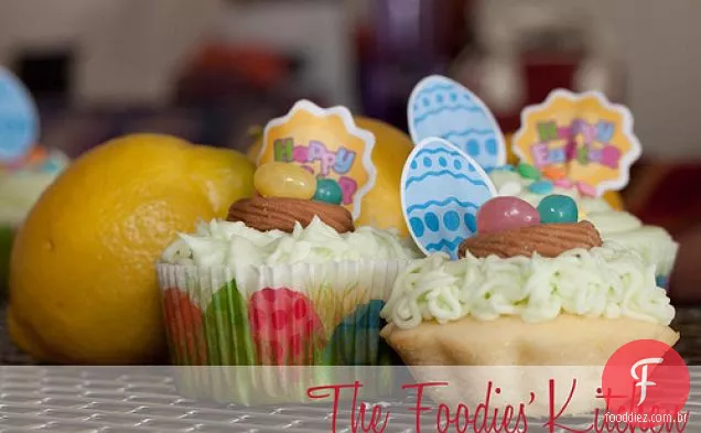 Cupcakes De Limão Com Cobertura De Cream Cheese