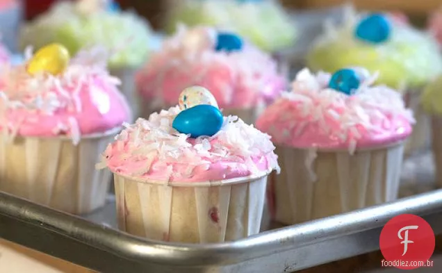 Cupcakes De Ricota De Morango