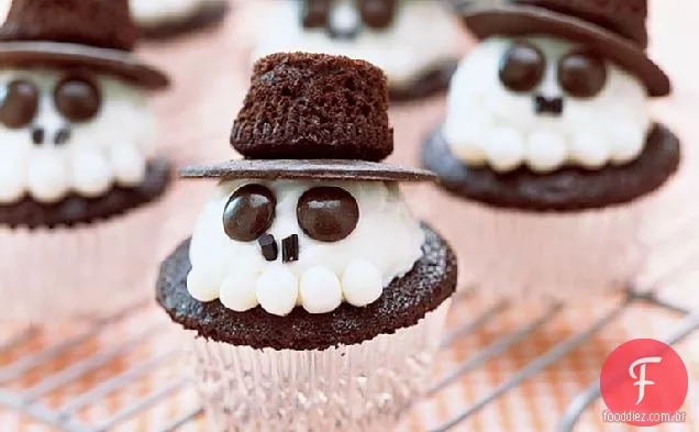 Cupcakes Esqueleto