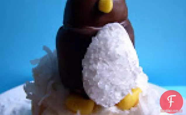 Doces Pinguim Cupcakes