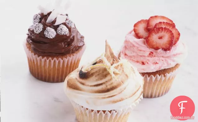 Cupcakes De Merengue De Limão
