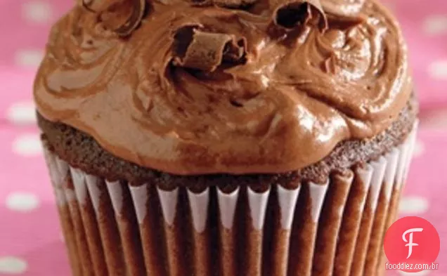 Cupcakes De Chocolate Duplo