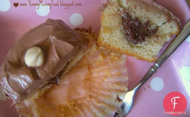 Nutella Preenchido Cupcakes