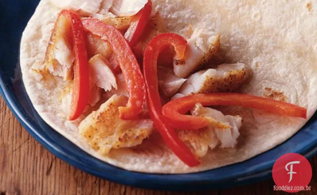 Tacos De Peixe Com Coentro Slaw