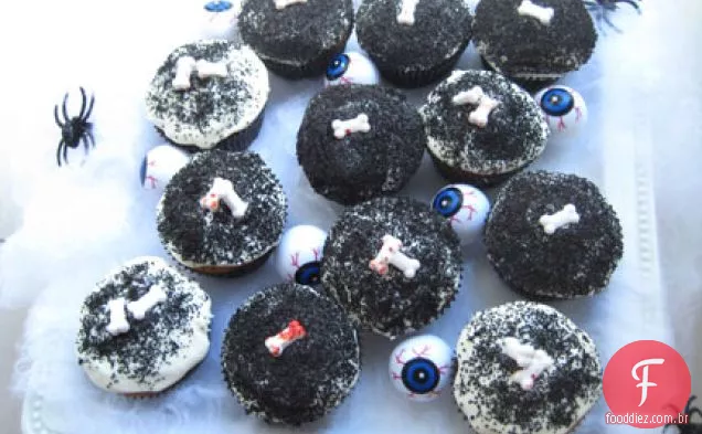 Cupcakes De Abóbora De Halloween