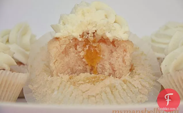 Peach Bellini Cupcakes