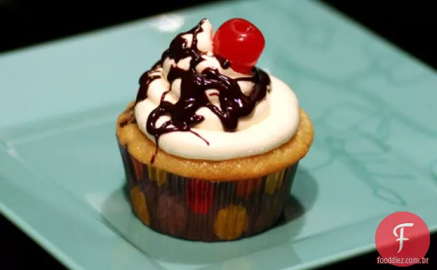 Banana Dividir Cupcakes