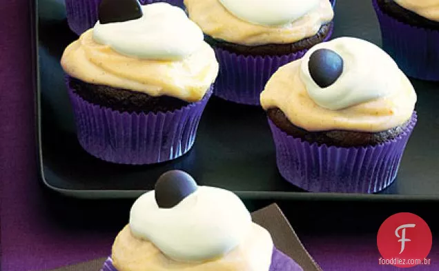 Chocolate Abóbora Cupcakes