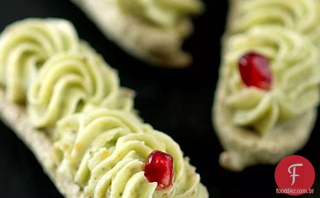 Satsuma Pistachio Dacquoise & Satsuma Pistachio Buttercream