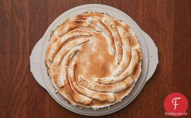 Bolo Genoise Com Recheio De Boysenberry E Merengue Italiano