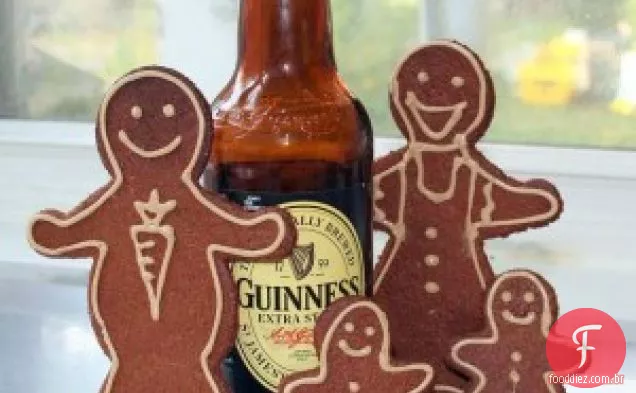 Biscoitos De Gengibre Veganos Com Guinness Stout