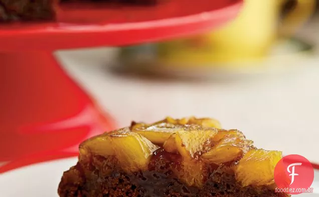 Bolo De Gengibre Com Abacaxi De Cabeça Para Baixo