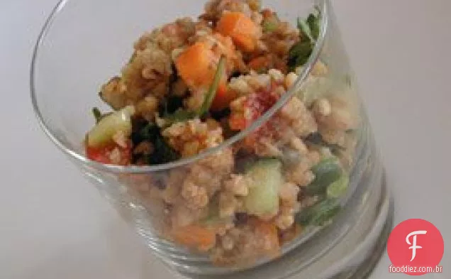 Salada De Trigo Sarraceno E Pão De Gengibre