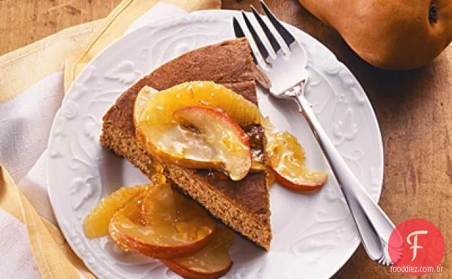 Pão De Gengibre Com Compota Frutada