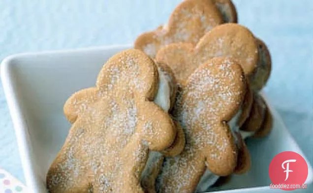 Sanduíches De Sorvete De Gengibre