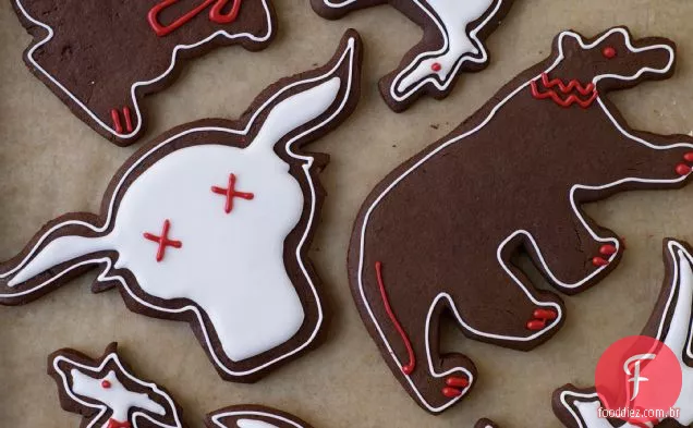 Chocolate-Biscoitos De Gengibre