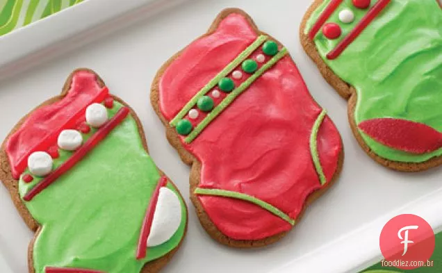 Meias De Natal De Gengibre