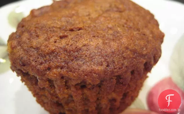 Muffins de cenoura e gengibre com Cranberries