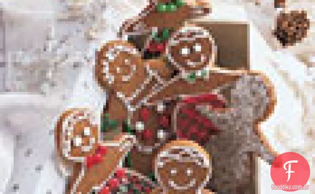 Biscoitos De Gengibre De Melaço Da Nova Inglaterra