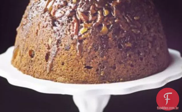 Pudim De Gengibre Pegajoso Com Molho De Caramelo
