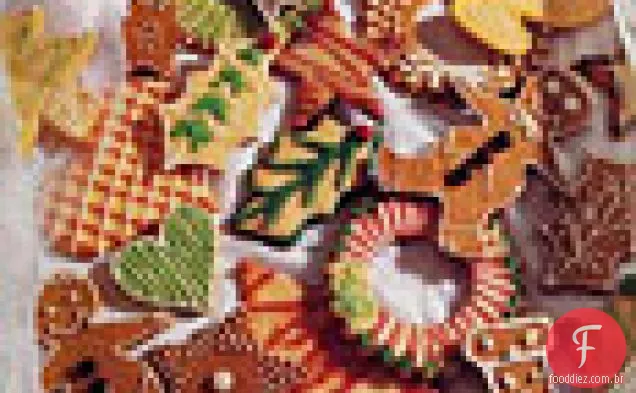 Biscoitos De Gengibre E Biscoitos De Açúcar Cítrico