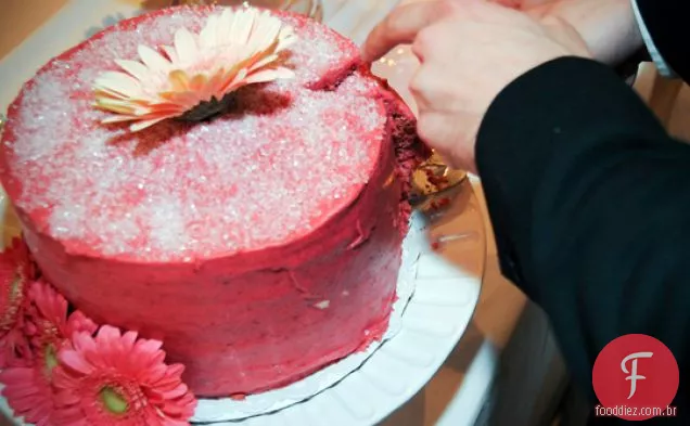 Bolo De Framboesa Rosa Quente