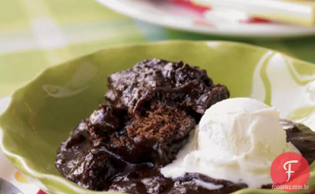 Bolo Quente Da Colher Do Fudge