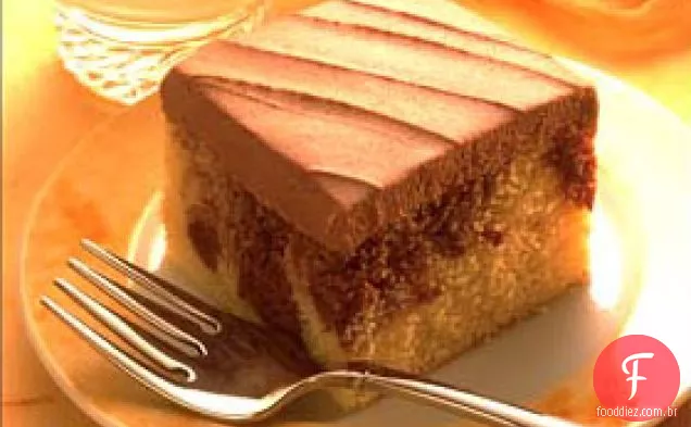 Bolo de creme de leite Choco-redemoinho