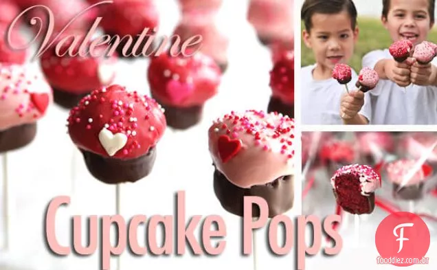 Bolo Pops Receita: Cupcake Pops
