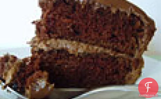 Bolo de comida do Demolidor com cobertura de Creme De Manteiga Mocha