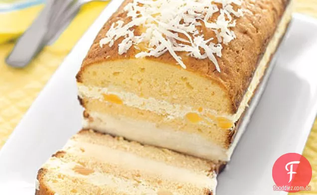 Piña Colada Ice Cream Cake
