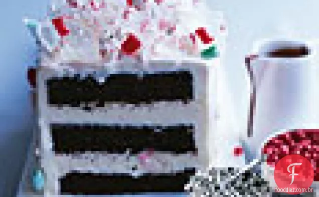 Peppermint Ice Cream Candyland Cake