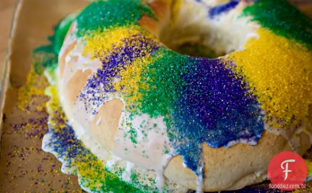 Bolo rei caseiro com recheio de Cream Cheese