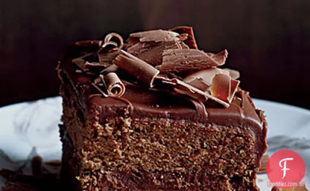 Bolo De Camada Fosca Com Chocolate Ao Leite