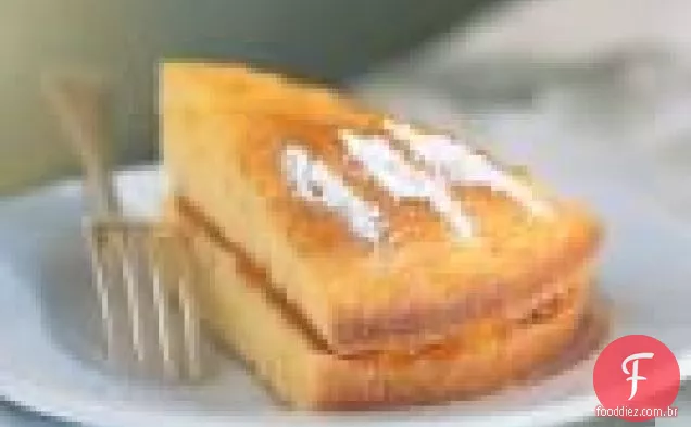 Bolo De Camada Simples Com Geléia