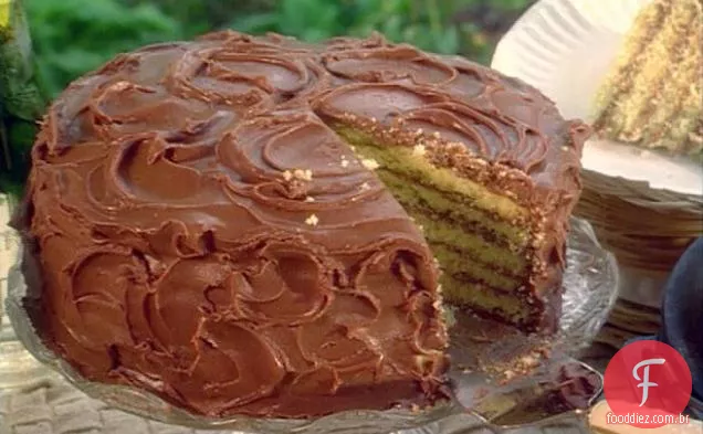 Bolo De Chocolate De Seis Camadas
