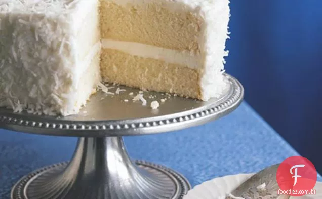 Creme Azedo Do Sul-Bolo De Camada De Coco