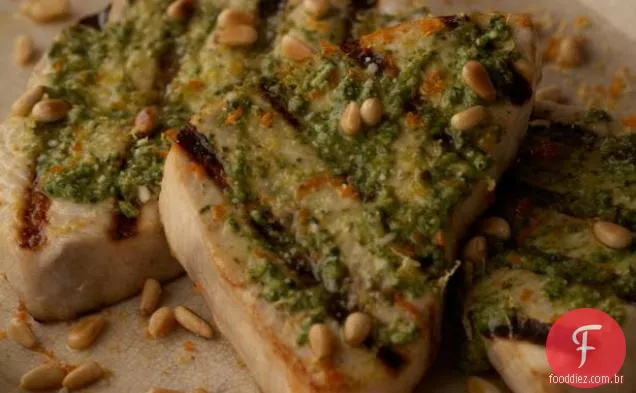 Espadarte Com Pesto Cítrico