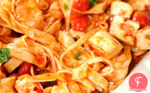 Fettuccine Com Espadarte