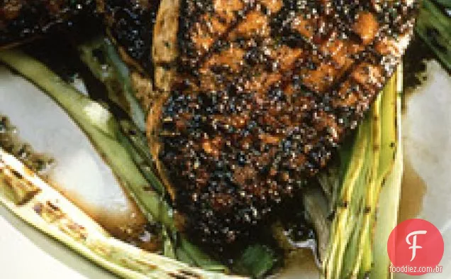 Bifes De Espadarte Grelhados Com Pesto De Azeitona