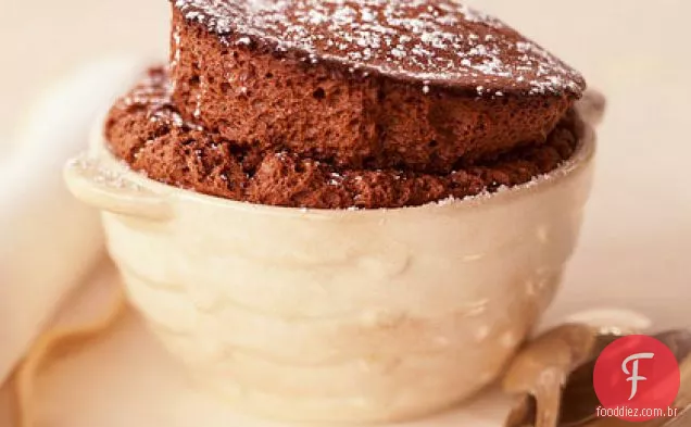 Souffles De Trufas De Chocolate