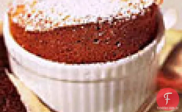 Chocolate-Amaretto Souffles