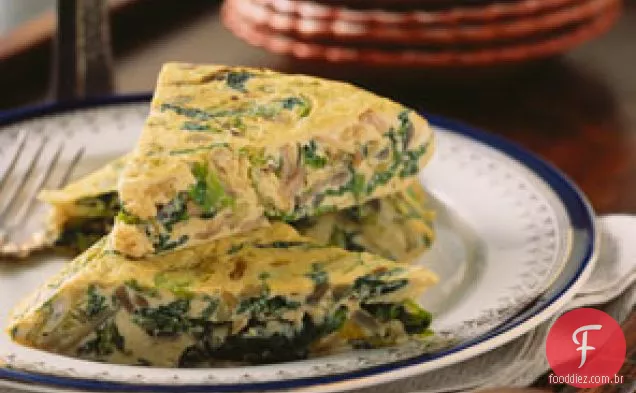 Espinafre, Cogumelo E Suflê Gouda