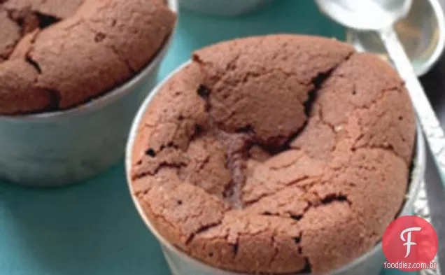 Bolo De Suflê De Chocolate Duplo