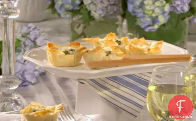 Suflê De Espinafre-Phyllo Cups