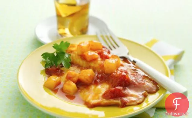BBQ Mango tilápia