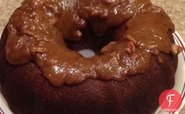 Bolo de especiarias com topo crocante