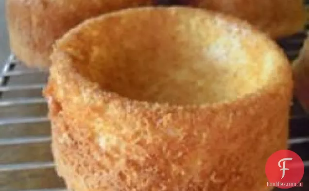 Bolo De Esponja de leite quente da Nannie
