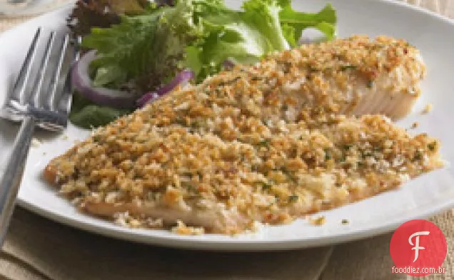Tilápia Com Crosta De Parmesão